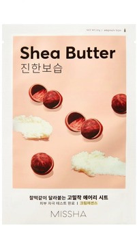 Gezichtsmasker Missha Airy Fit Sheet Mask Shea Butter 19 g