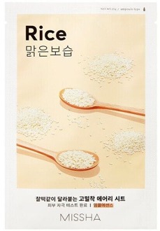 Gezichtsmasker Missha Missha Airy Fit Sheet Mask Rice 19 g