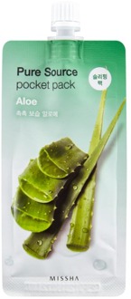 Gezichtsmasker Missha Pure Source Pocket Pack Aloe 10 ml