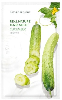Gezichtsmasker Nature Republic Real Nature Cucumber Mask Sheet 1 st