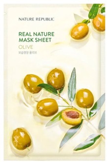 Gezichtsmasker Nature Republic Real Nature Olive Mask Sheet 1 st