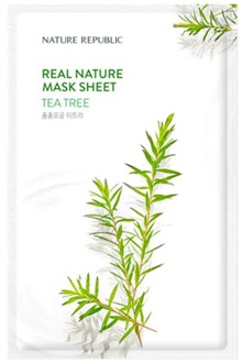 Gezichtsmasker Nature Republic Real Nature Tea Tree Mask Sheet 1 st