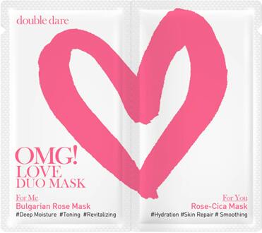Gezichtsmasker OMG! Double Dare OMG! Love Duo Mask 1 st