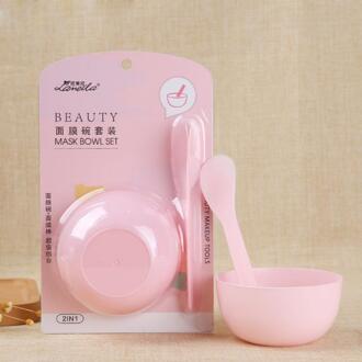 Gezichtsmasker Set Mengkom Set Diy Facial Mask Mixing Tool Set En Siliconen Gezichtsmasker Borstel Kom Lepel Masker diy Kom Tool 04 zoals de afbeelding