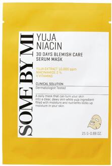 Gezichtsmasker Some By Mi Yuja Niacin Blemish Serum Mask 25 g