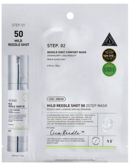 Gezichtsmasker VT Cosmetics Mild Reedle Shot 50 2-STEP Mask 1 st