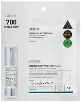 Gezichtsmasker VT Cosmetics Mild Reedle Shot 700 2-Step Mask 26,5 g