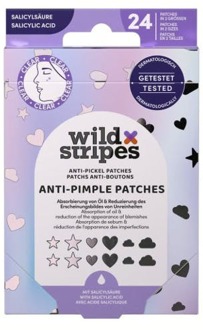 Gezichtsmasker Wild Stripes Anti-Pimple Patches Holo Clear 24 st