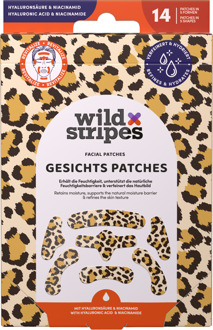 Gezichtsmasker Wild Stripes Facial Patches Animal Leo 6 st