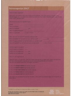 Gezinsvragenlijst (Gvl) - Scoreformulieren - J.D. van der Ploeg