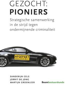 Gezocht: Pioniers - Boek Sanderijn Cels (9462367523)