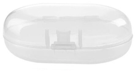 Gezonde Baby Tandenborstel Doos Tandenborstel Massage Opslag Wit/Roze/Blauw Plastic Siliconen Babyfingertoothbrush Babyfingertoy