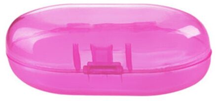 Gezonde Baby Tandenborstel Doos Tandenborstel Massage Opslag Wit/Roze/Blauw Plastic Siliconen Babyfingertoothbrush Babyfingertoy