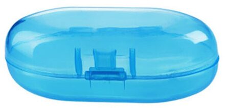 Gezonde Baby Tandenborstel Doos Tandenborstel Massage Opslag Wit/Roze/Blauw Plastic Siliconen Babyfingertoothbrush Babyfingertoy
