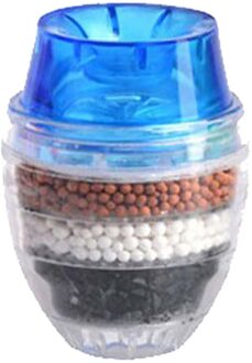 Gezonde Kraan Waterzuivering Vijf-Layer Purifier Filter Head Torneiras De Cozinha Grifos De Cocina Keuken Accessoires Blauw