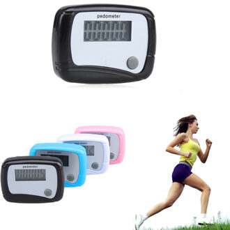 Gezonde Sport Stappenteller 1 Pc Willekeurige Kleur Lcd Stappenteller Stap Calorie Counter Loopafstand Sport Stappenteller