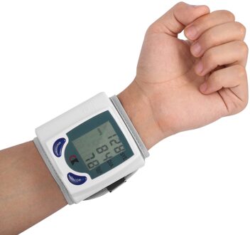 Gezondheidszorg Automatische Digitale Pols Bloeddrukmeter Voor Meten Heart Beat Pulse Rate Dia Tonometer Bloeddrukmeter