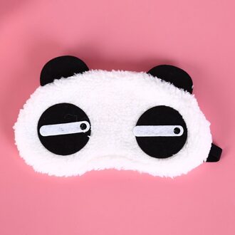 Gezondheidszorg Gereedschap Leuke Gezicht Wit Panda Oogmasker Slaapmasker Shading Slaap Katoen Goggles Eye Mask Eye Cover 3 Stijlen despise face