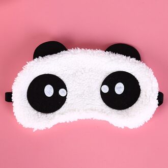 Gezondheidszorg Gereedschap Leuke Gezicht Wit Panda Oogmasker Slaapmasker Shading Slaap Katoen Goggles Eye Mask Eye Cover 3 Stijlen pitiful face