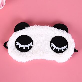 Gezondheidszorg Gereedschap Leuke Gezicht Wit Panda Oogmasker Slaapmasker Shading Slaap Katoen Goggles Eye Mask Eye Cover 3 Stijlen sleep face