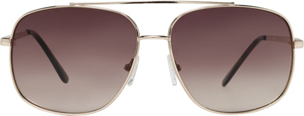 GF0207 - Zonnebril - Heren - Goudkleurig - Bruine lens