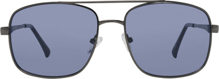 GF0211 - Zonnebril - Heren - Metaal - Blauwe lens