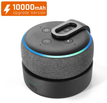 GGMM D3+ Battery Base For Amazon Echo Dot 3nd Gen Portable Power Bank For Alexa Smart Speaker Docking Station Rechargeable 16H