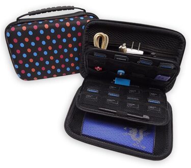 Ghkjok Eva Opbergtas Case Beschermende Reizen Draagtas Cover Voor Harde Schijf, Ssd, nintendo 3DS Xl/3DS Xl 3 Dsxl/Ll zwart