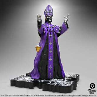 Ghost Rock Iconz Statue Papa V Perpetua Purple Robes 22cm