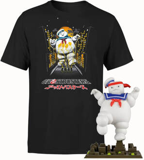 Ghostbuster Stay Puft Marshmallow Collectible And T-Shirt Bundle - Kids' - 11-12 Years Zwart - XL