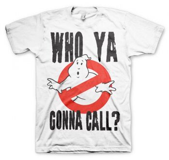 Ghostbuster t-shirt heren wit M