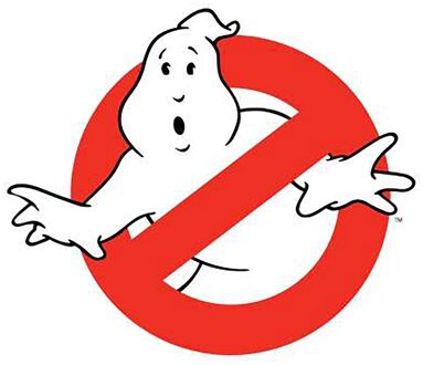 Ghostbusters Classic Logo Men's T-Shirt - White - S Wit