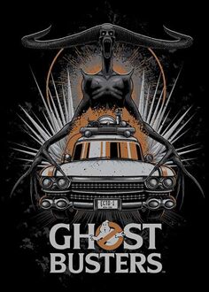 Ghostbusters ECTO-1 Men's T-Shirt - Black - 4XL Zwart