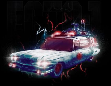 Ghostbusters Ecto-1 Unisex T-Shirt - Black - M Zwart