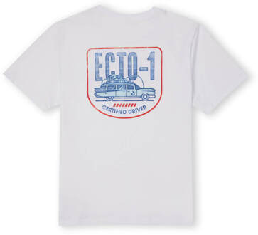 Ghostbusters Ecto-1 Unisex T-Shirt - White - L - Wit