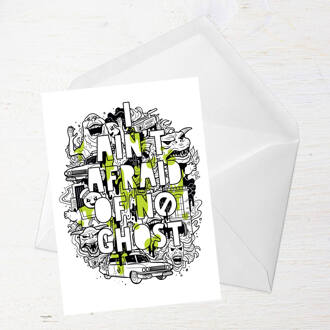 Ghostbusters I Ain't Afraid Of No Ghost Greetings Card - Standard Card