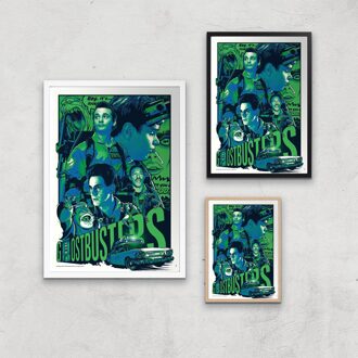Ghostbusters Joshua Budich Giclee Art Print - A3 - Black Frame Meerdere kleuren
