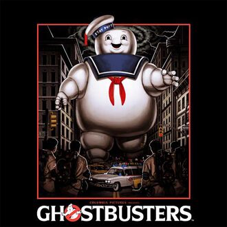 Ghostbusters Marshmallow Man Unisex T-Shirt - Black - XXL Zwart