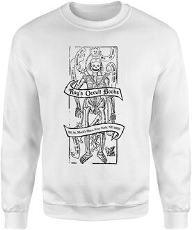 Ghostbusters Ray's Occult Candle Sweatshirt - White - XS Wit