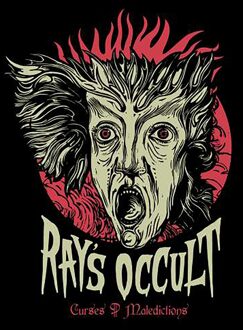 Ghostbusters Ray's Occult Curses And Maledictions Men's T-Shirt - Black - S Zwart