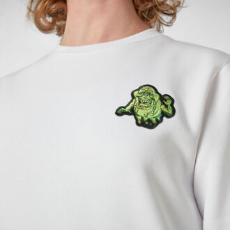 Ghostbusters Slimer Pocket Square Sweatshirt - Wit - M
