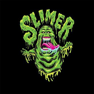 Ghostbusters Slimer Sweatshirt - Black - S Zwart