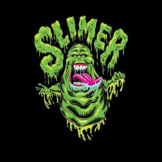 Ghostbusters Slimer Sweatshirt - Black - XS Zwart