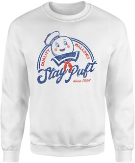 Ghostbusters Stay Puft Sweatshirt - White - XS Wit