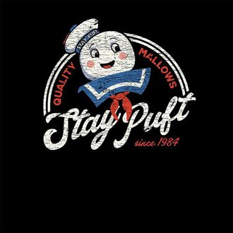 Ghostbusters Stay Puft Unisex T-Shirt - Black - 5XL Zwart