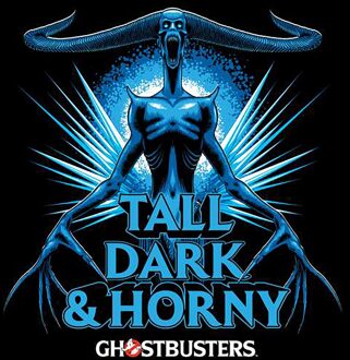 Ghostbusters Tall Dark And Horny Men's T-Shirt - Black - 3XL Zwart