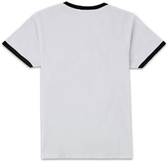 Ghostbusters Vintage Advert Unisex Ringer T-Shirt - White/Black - M Wit