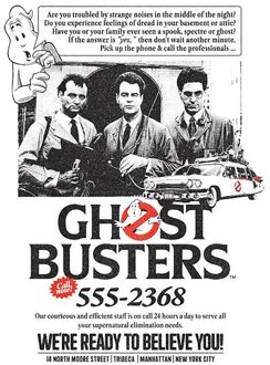 Ghostbusters Vintage Advert Unisex T-Shirt - White - L Wit