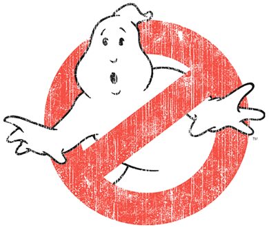 Ghostbusters Vintage Classic Logo Men's Ringer T-Shirt - White/Black - M Wit