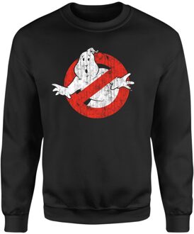 Ghostbusters Vintage Classic Logo Sweatshirt - Black - L Zwart